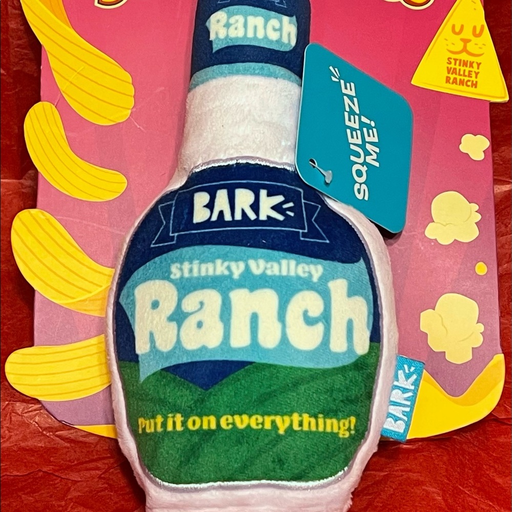 Bark Box Stinky Valley Ranch Dog Toy / New